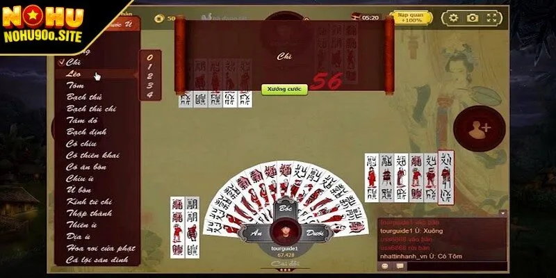 Chắn Nohu90 là một hình thức đánh bài đối kháng rất kịch tính